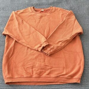 Aerie Oversized Orange Sweater